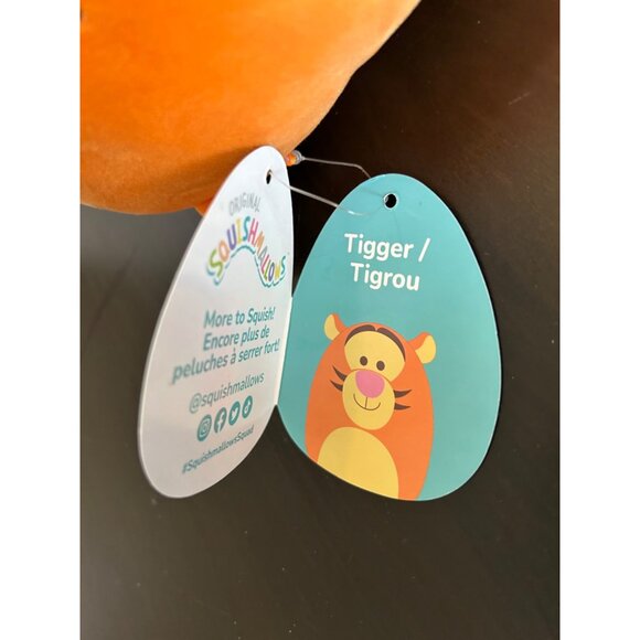 Disney Squishmallows Tigger Plush Toy 8" Soft Stuffed Animal Tiger Collectible - Picture 9 of 11